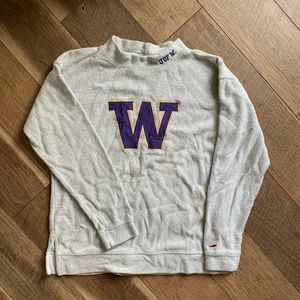 college sweatshirt